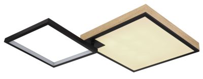 Plafonnier métal noir mat, LED JACKY