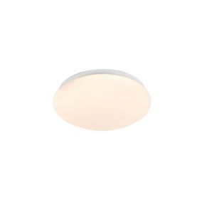 Plafonnier moderne blanc 26 cm avec LED - IENE