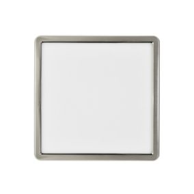 Plafonnier OJA 29 Square, Matière plastique, Couleur Argent, LED Module, H.2.5, IP20 / NORDLUX Intérieur