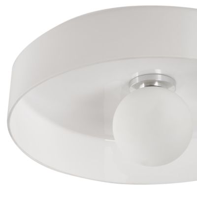 Plafonnier rétro enverre blanc LUGUSE
