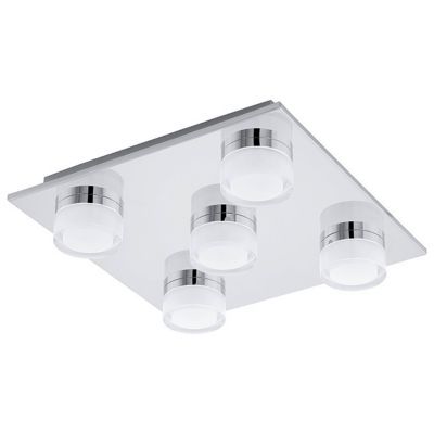 Plafonnier salle de bain zurich 18w led aluminium Couleur v002229