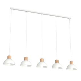 Plafonnier SECO 5 WH, Emibig Lighting, Fabriqué en EU