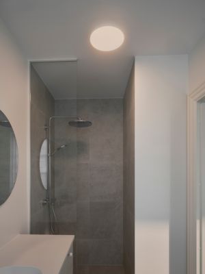Plafonnier Serenova 28  Matière plastique Blanc ,  H. 6,5 - IP65 - LEDModule /  Nordlux Intérieur