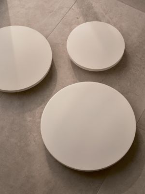 Plafonnier Serenova 28  Matière plastique Blanc ,  H. 6,5 - IP65 - LEDModule /  Nordlux Intérieur