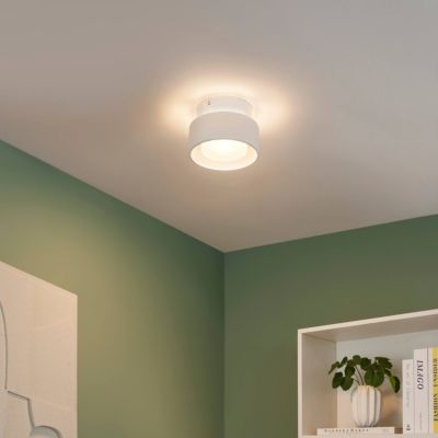 Plafonnier spot blanc IP20 15 cm LED dimmable - Prins