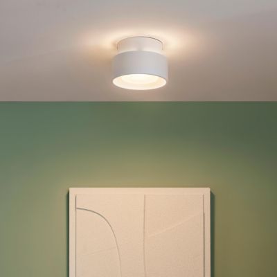 Plafonnier spot blanc IP20 15 cm LED dimmable - Prins