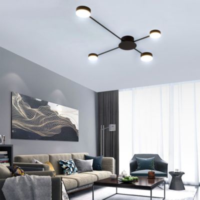 PLAFONNIER TOOLIGHT APP519-4C BLACK 110X66,5X10CM