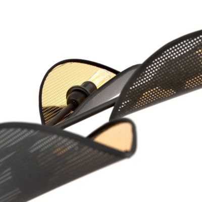 Plafonnier VENE 4 BLACK/GOLD, Emibig Lighting, Fabriqué en EU