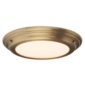 Plafonnier Welland 1 lumière - Laiton vieilli