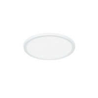 Plafonnier Yonnet LED intégrée Ø30cm IP20 1600lm 14.5W Blanc froid & blanc chaud Blanc