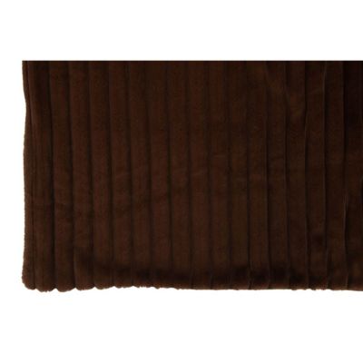 Plaid Design Uni "Corduroy" 130x180cm Chocolat Marron