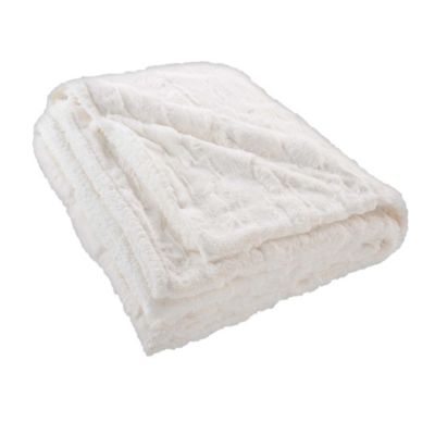 Plaid doux a poil et sherpa Foxy
