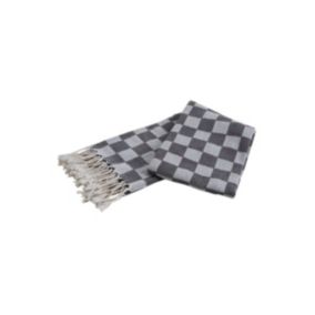 Plaid en coton damier 170 x 130