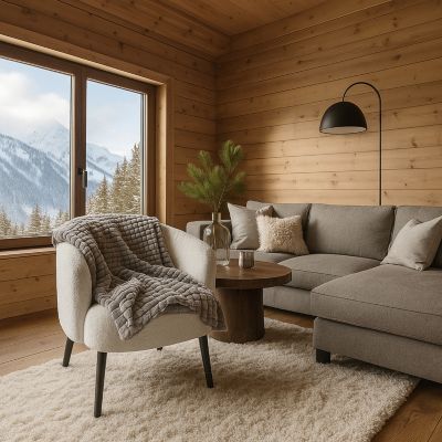 Plaid en fausse fourrure ultra doux gris 200x130 cm