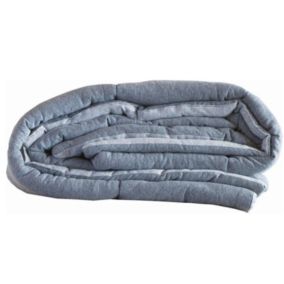 Plaid en Pur Coton Double Face (140x160 cm - Gris)