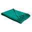 Plaid Firoza coton vert L.160 x l.120 cm