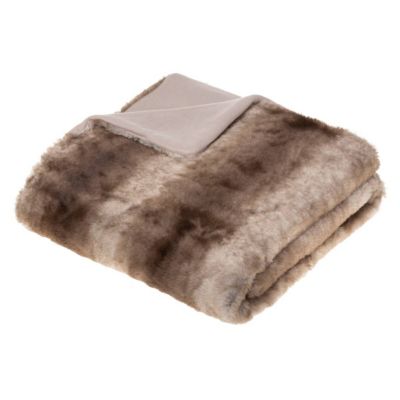 Plaid "Grizzli" fausse fourrure 120x160 cm - Atmosphera