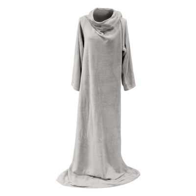 Plaid à Manches Ultra Doux 140x180cm Gris - KYOT