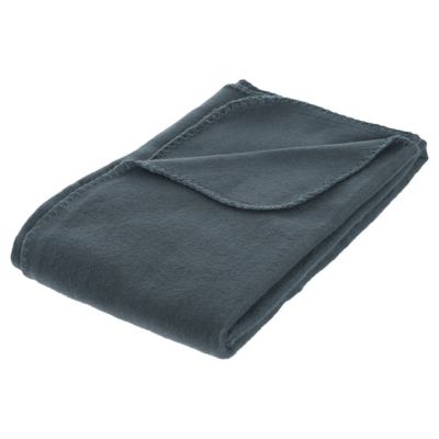 Plaid flanel braid 125 x 150 caja - Atmosphera créateur d'intérieur