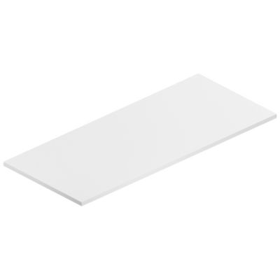 Plan de toilette blanc L.120 x l.51,5 x ép.2 cm, Pura+
