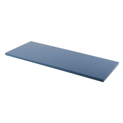Plan de toilette bleu mat L.120 x l.45 x ép.2,8 cm, GoodHome Perma