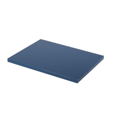 Plan de toilette bleu mat L.60 x l.45 x ép.2,8 cm, GoodHome Perma