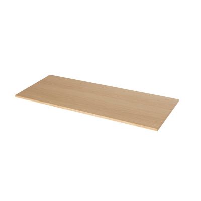 Plan de toilette GoodHome Avela placage chêne 120 cm