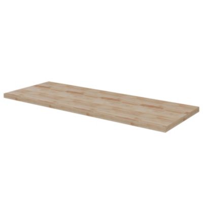 Plan de toilette GoodHome Hartland L. 120 cm chêne massif