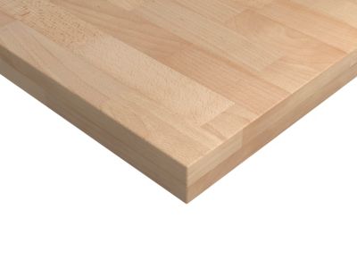 Plan de toilette GoodHome Hartland L. 120 cm chêne massif
