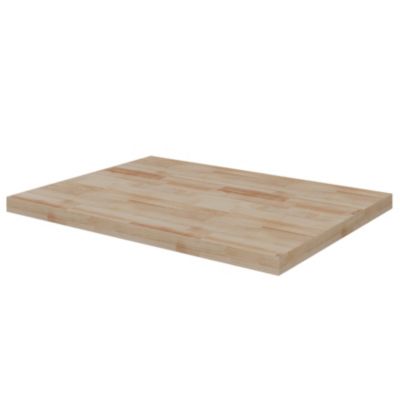 Plan de toilette GoodHome Hartland L. 60 cm chêne massif