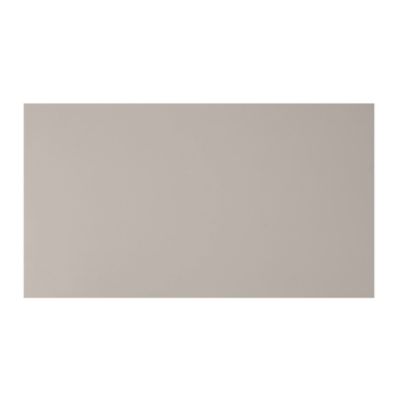 Plan de toilette gris taupe mat L.80 x l.45 x ép.2,8 cm, GoodHome Perma