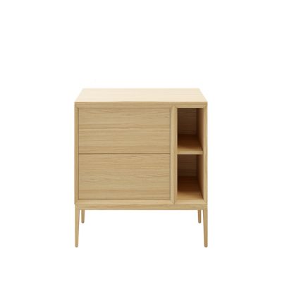 Plan de toilette placage chêne L.80 x l.45 x ép.1,8 cm GoodHome Avela