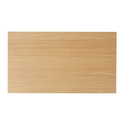 Plan de toilette placage chêne L.80 x l.45 x ép.1,8 cm GoodHome Avela