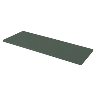 Plan de toilette vert mat L.120,4 x l.45,2 x ép.2,8 cm, GoodHome Perma