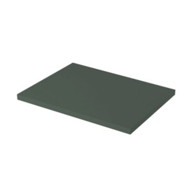 Plan de toilette vert mat L.60,4 x l.45,2 x ép.2,8 cm, GoodHome Perma