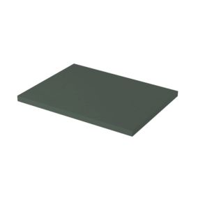 Plan de toilette vert mat L.60,4 x l.45,2 x ép.2,8 cm, GoodHome Perma