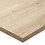 Plan de travail aspect bois décor chêne hydrofuge Time 280 x 62 cm ép.38 mm (vendu à la pièce)