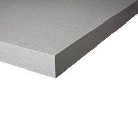 Plan de travail aspect inox brossé 307 x 65 cm ép.38 mm (vendu à la pièce)