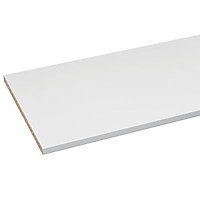 Plan de travail blanc hydrofuge 280 x 62 cm ép.28 mm (vendu à la pièce)