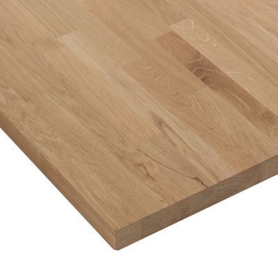 Plan de travail bois chêne massif 250 x 65 ép.38 mm