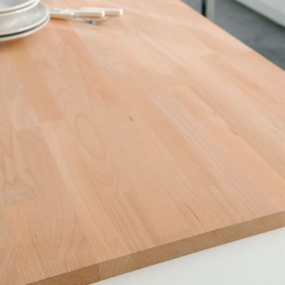 Plan de travail bois hêtre huilé 180 x 65 cm ép.26 mm (vendu à la pièce)