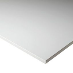 Plan de travail d'angle stratifié blanc Compact 97,7 x 65 cm ép.38 mm