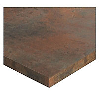Plan de travail d'angle stratifié aspect bois Karusti 97,7 x 65 cm ép.38 mm (vendu à la pièce)