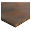 Plan de travail d'angle stratifié aspect bois Karusti 97,7 x 65 cm ép.38 mm (vendu à la pièce)