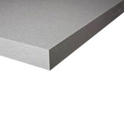 Plan de travail d'angle stratifié aspect inox brossé 97,7 x 65 cm ép.38 mm (vendu à la pièce)