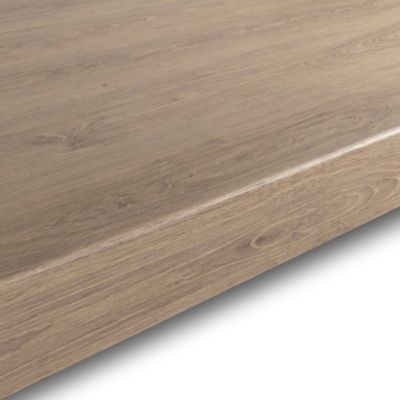Plan de travail en stratifié aspect chêne bastide GoodHome Kabsa 300 cm x 62 cm x ép. 3.8 cm