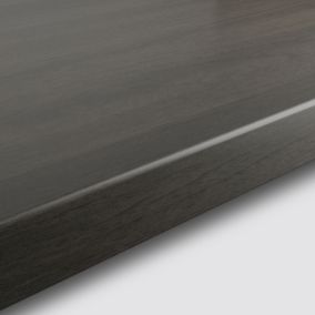 Plan de travail en stratifié aspect chêne grisé GoodHome Kabsa 300 cm x 62 cm x ép. 3.8 cm