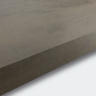Plan de travail en stratifié aspect ciment GoodHome Kala 300 cm x 62 cm x ép. 3.8 cm