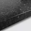 Plan de travail en stratifié aspect granit noir GoodHome Kabsa L. 300 x P. 62 x ép. 3,8 cm