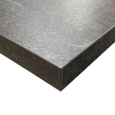 Plan de travail ilot central stratifié HPL ardoise 1600 x 900 x 38 mm